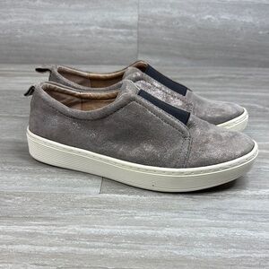 Sofft Safia Metallic Bronze Leather Slip-On Shoes Womens 7